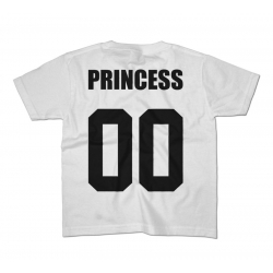 Koszulka dziecięca Princess z numerem na plecach